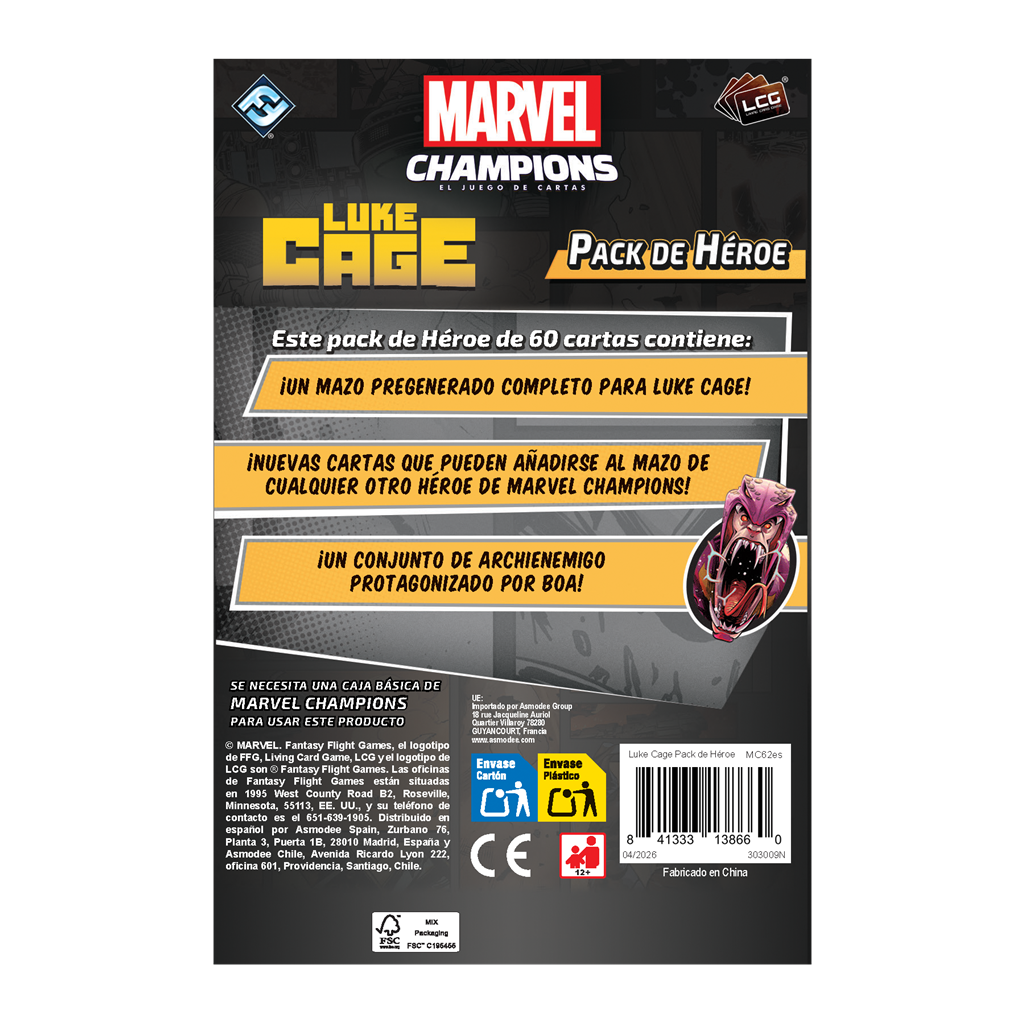 Marvel Champions: Pack de Héroe Luke Cage