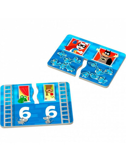 Mis primeros juegos: Rhino Hero Junior - Juego de Mesa Infantil HABA