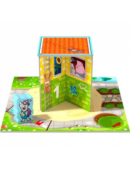 Mis primeros juegos: Rhino Hero Junior - Juego de Mesa Infantil HABA