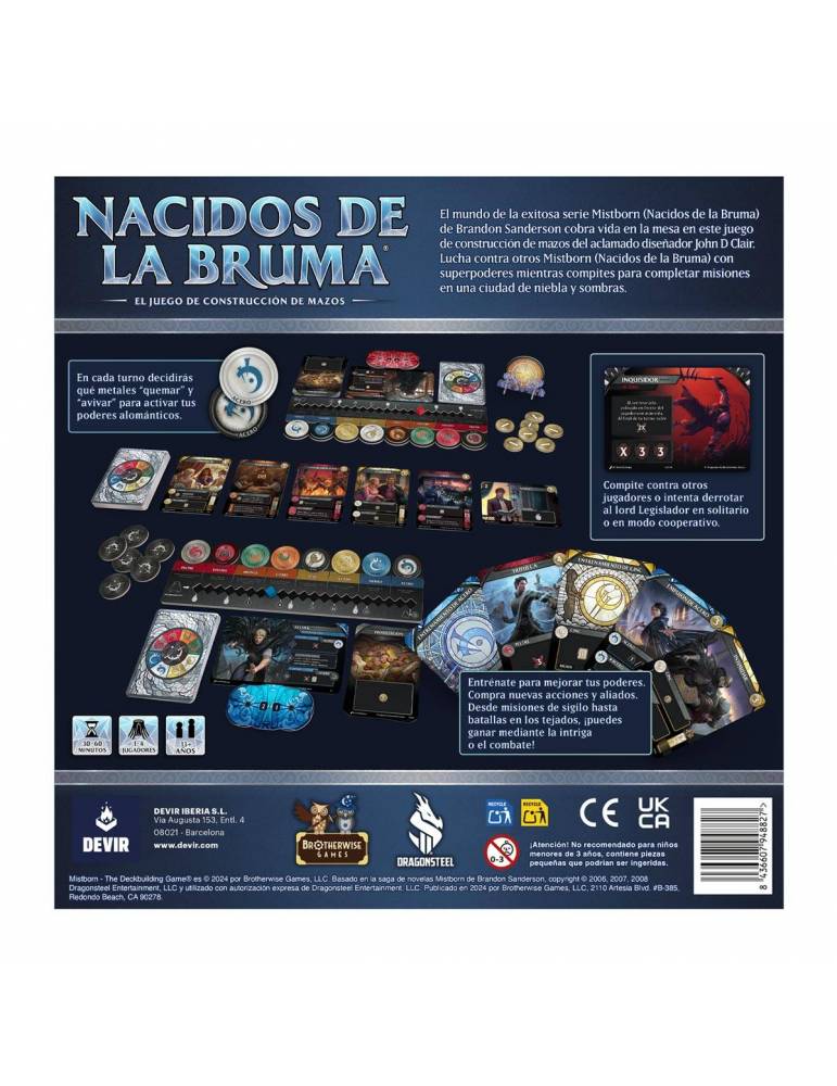 Nacidos de la Bruma - Juego de Mesa de Construcción de Mazos