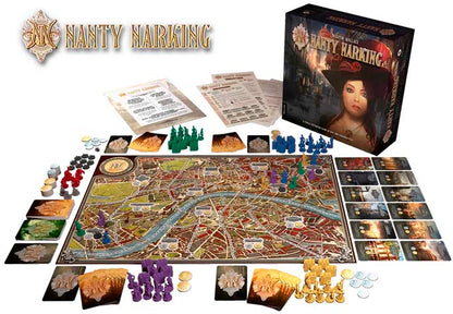Nanty Narking Edición Kickstarter - Juego de Mesa del Londres Victoriano | Intriga y Deducción