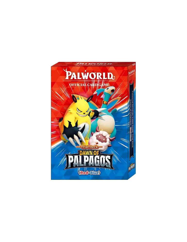 Palworld TCG — Mazo de Inicio Dawn of Palpagos Red-Blue TD-01 (Inglés)