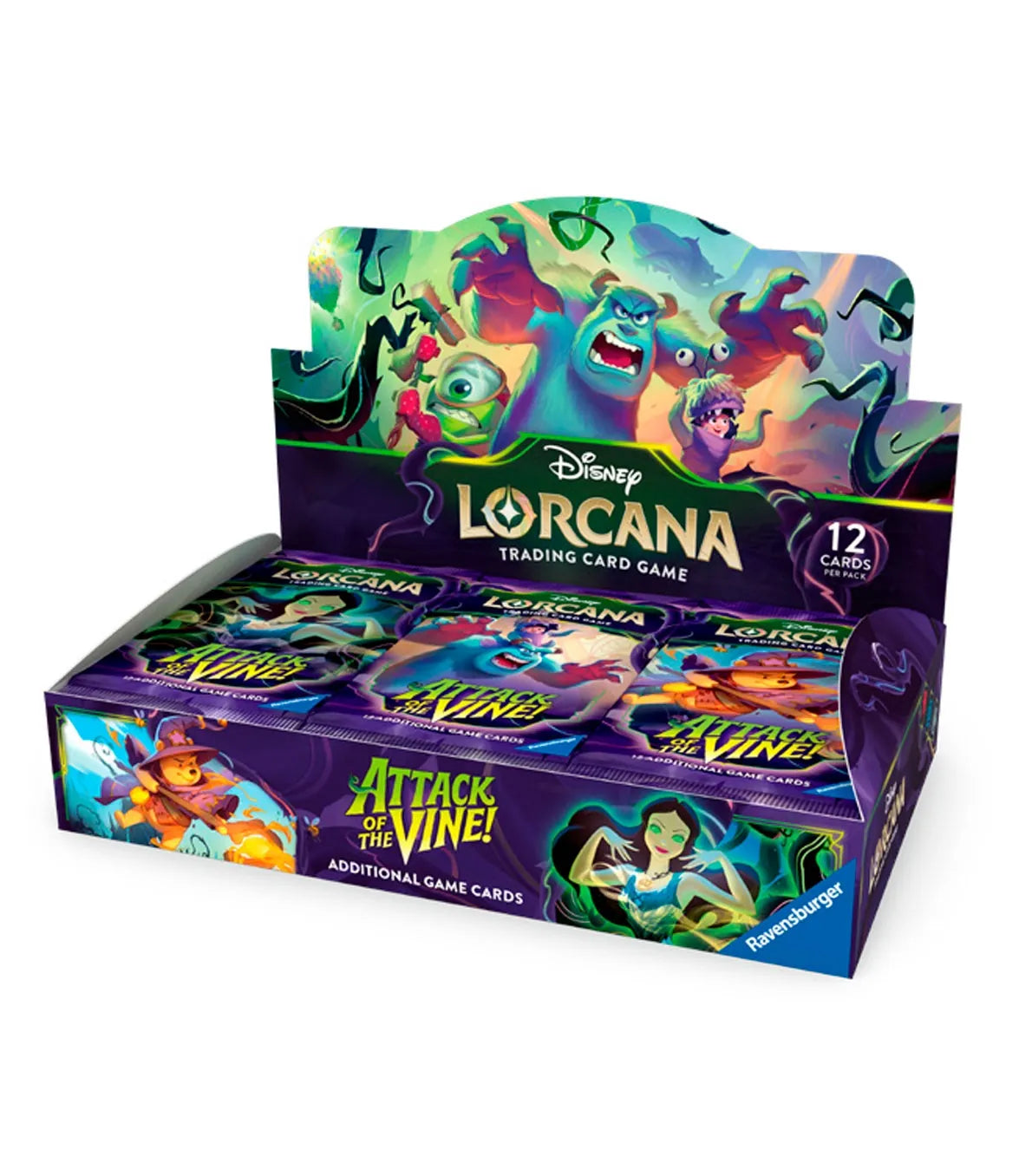 Disney Lorcana TCG - Caja 24 Sobres Attack of the Vine! (Inglés)