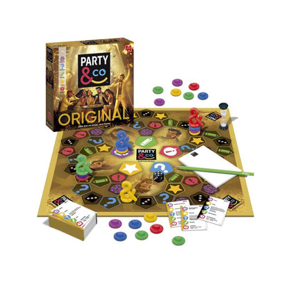 Party & Co Original - Juego de Mesa de Preguntas y Pruebas para Adultos
