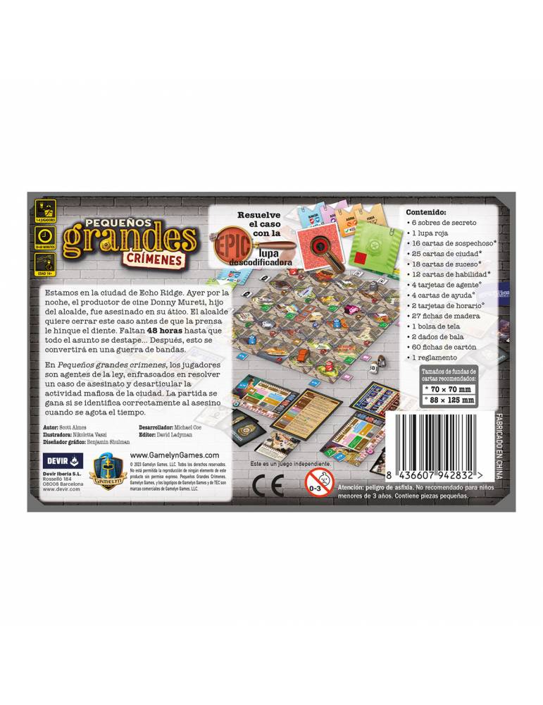 Pequeños Grandes Crímenes - Juego de Deducción e Investigación Criminal