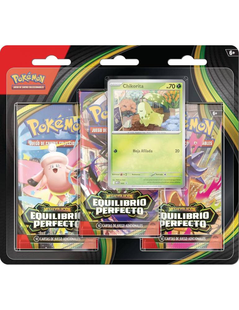 Pokémon JCC: Pack de 3 sobres Megaevolución-Equilibrio Perfecto