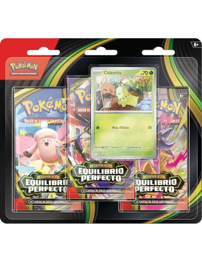 Pokémon JCC: Pack de 3 sobres Megaevolución-Equilibrio Perfecto