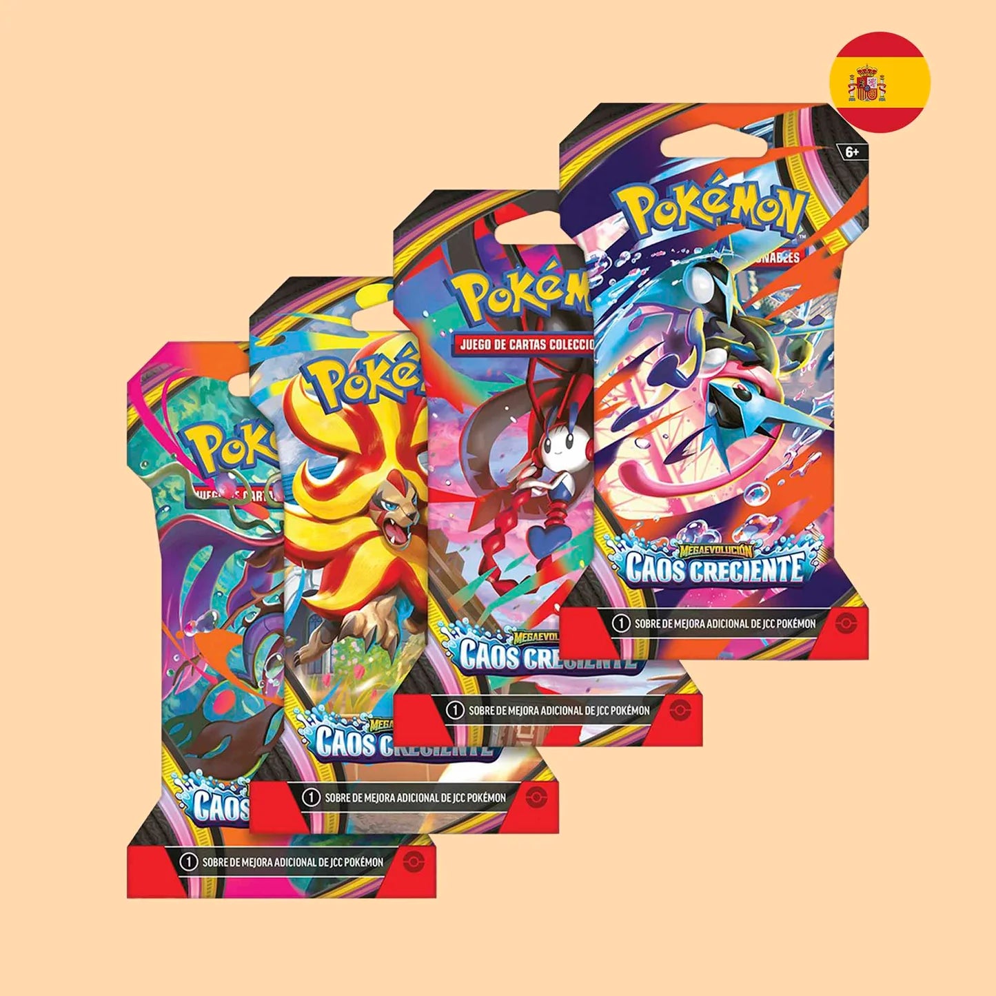 Sobre Sleeved Caos Creciente - Pokémon TCG (Español)