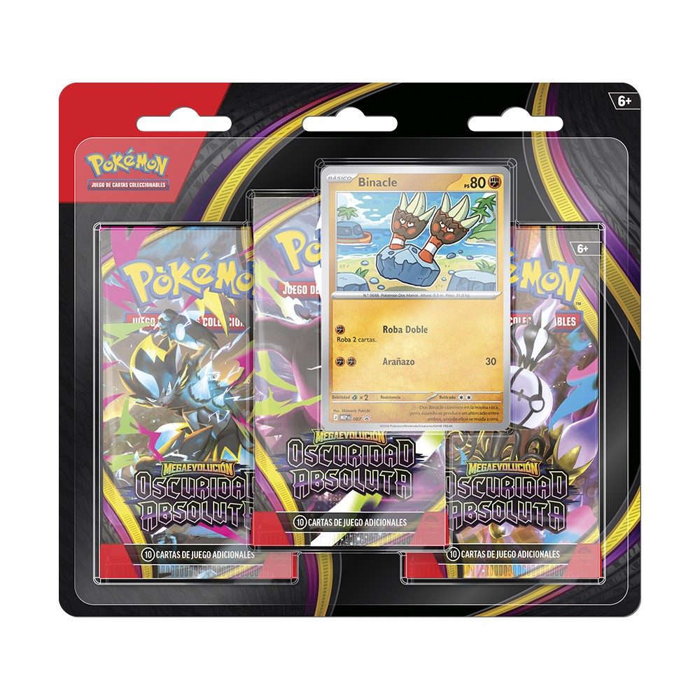Pokémon TCG: Oscuridad Absoluta - Pack de 3 sobres Blister