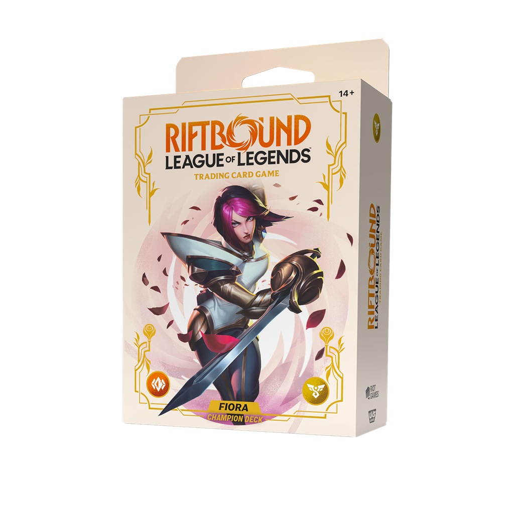 Riftbound: Spiritforged Fiora Champion mazo