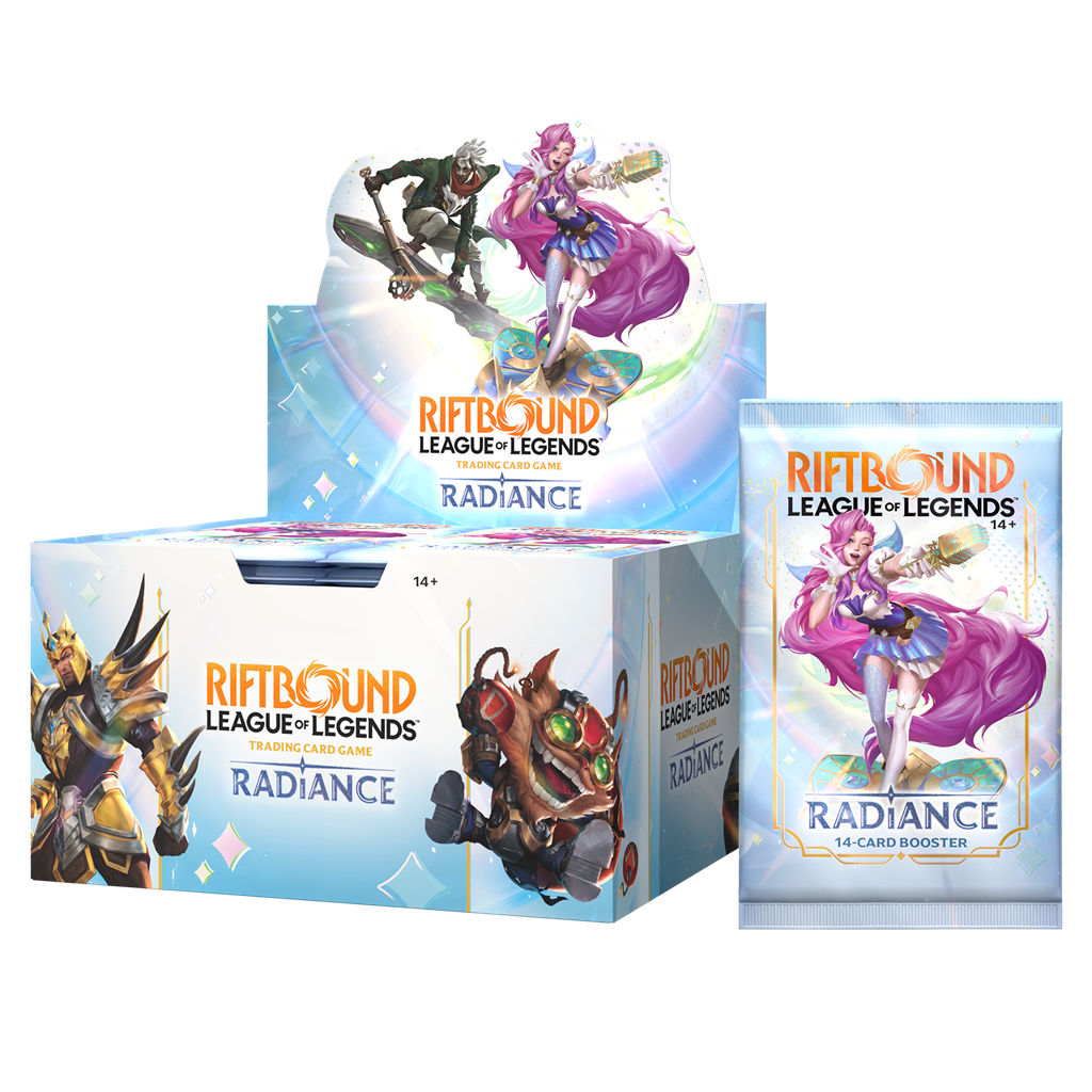 Riftbound: Radiance Booster Display (24 sobres) - Inglés