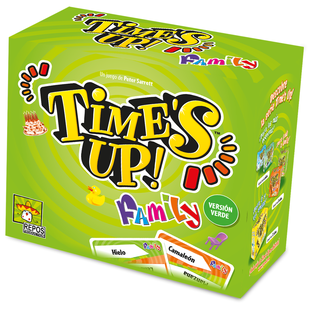 Time's Up! Family - Juego de Mesa de Mímica y Adivinanzas