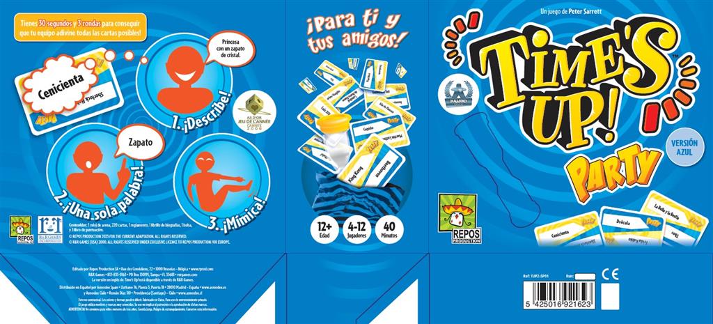 Time's Up! Party 2 - Juego de Mesa de Mímica y Adivinanzas para Fiestas