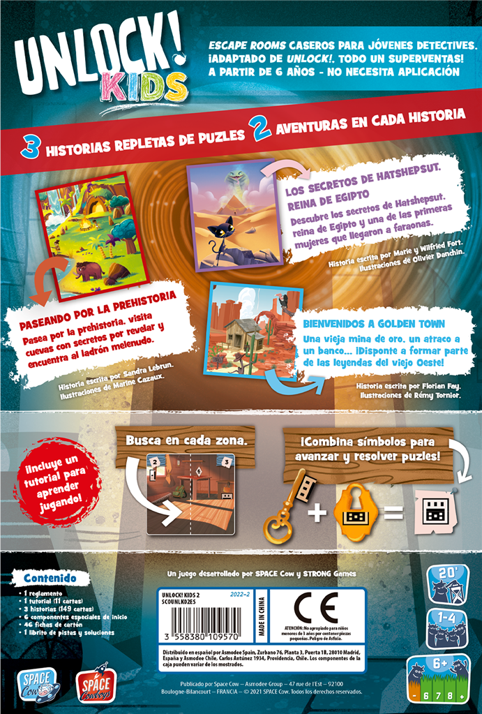 Unlock! Kids Stories from the Past - Juego de Escape Room para Niños