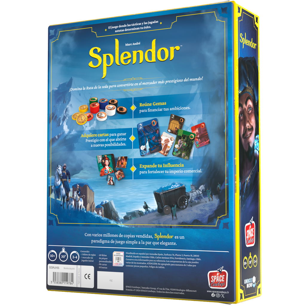 Splendor - Juego Mesa Estrategia Gemas Comercio