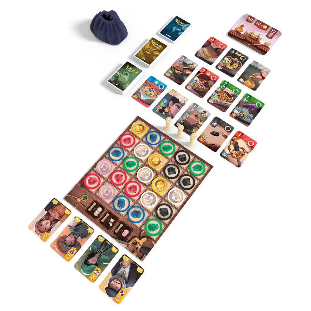 Splendor Duel - Juego Mesa Estrategia 2 Jugadores Gemas