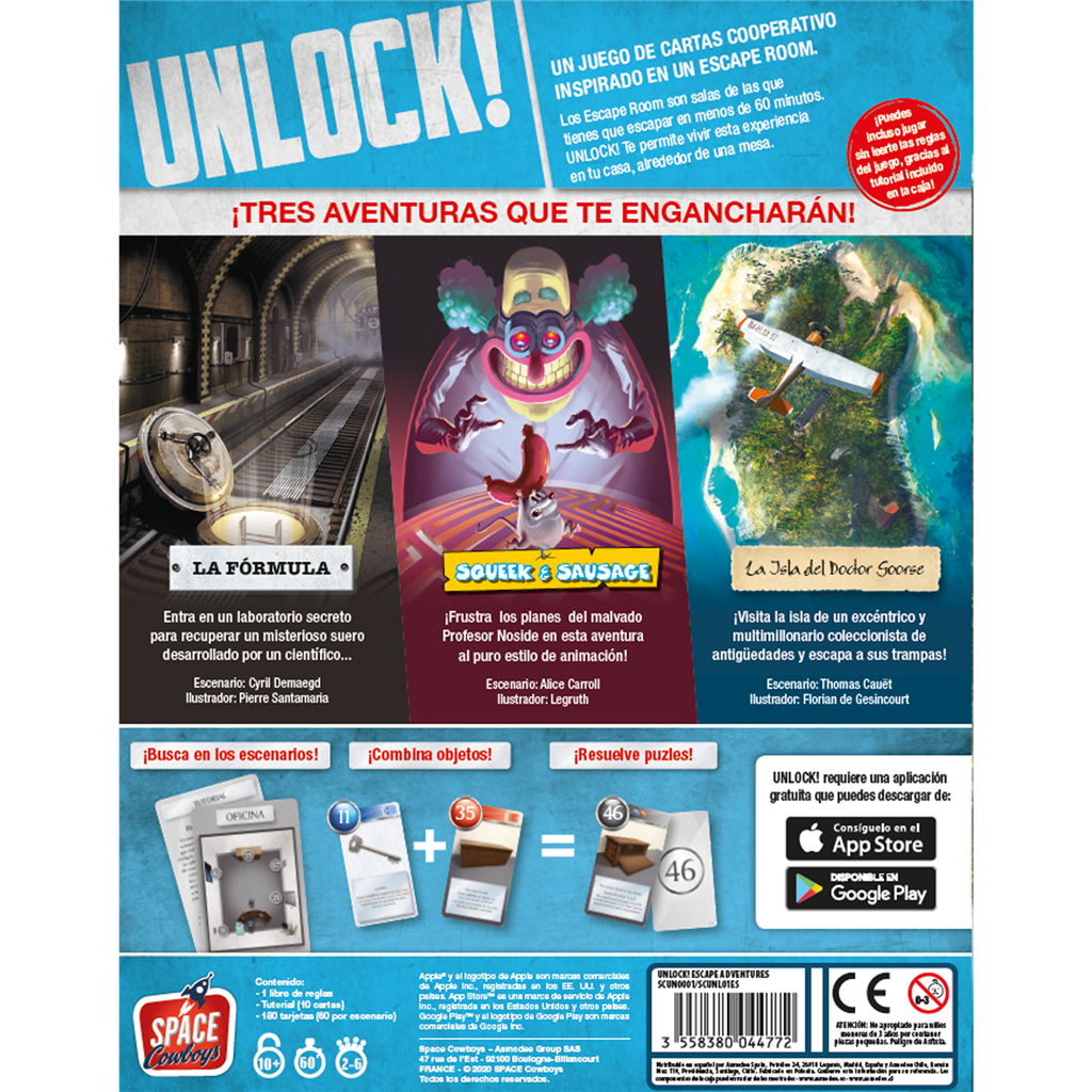 Unlock! Escape Adventures - Juego de Escape Room Cooperativo