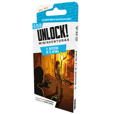 Unlock! Mini El despertar de la momia - Juego de Escape de Cartas