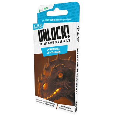 Unlock! Mini La mazmorra de Doo - Arann - Juego de Escape de Cartas