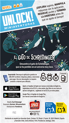 Unlock! Mini El gato de Schrödinger - Juego de Escape de Cartas