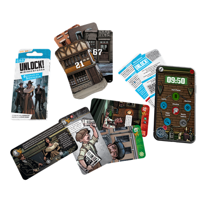 Unlock! Mini Asesinato en Birmingham - Juego de Escape de Cartas