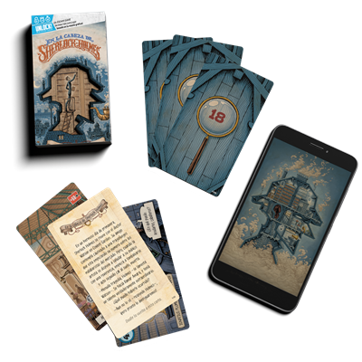 Unlock! Mini En la cabeza de Sherlock Holmes - Juego de Escape de Cartas