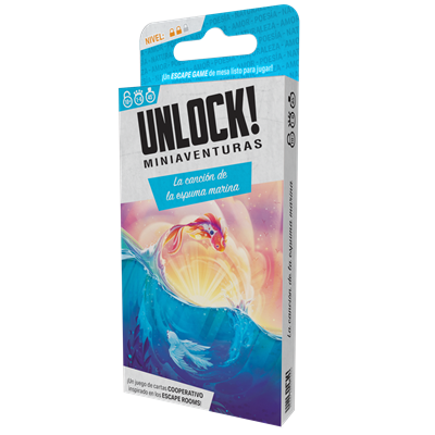Unlock! Mini La canción de la espuma marina - Juego de Escape de Cartas