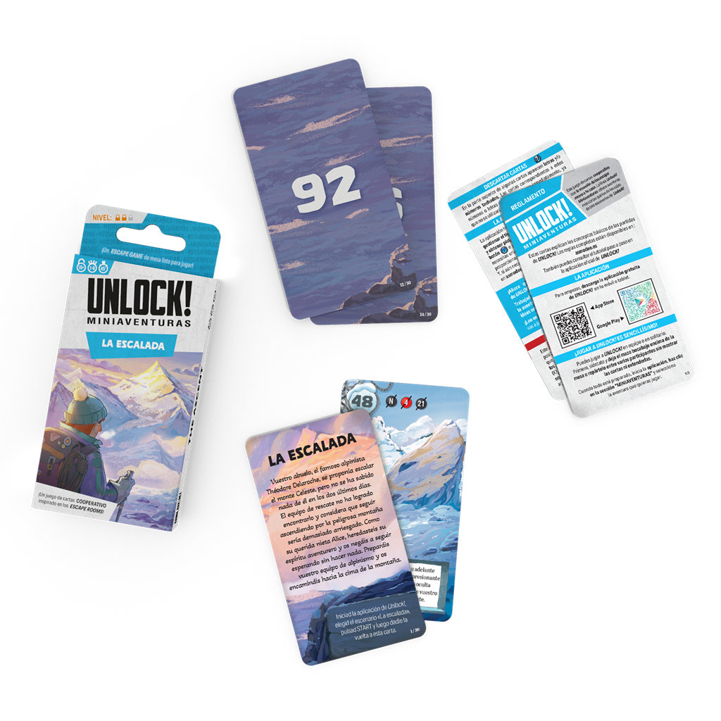 Unlock! Mini La escalada - Juego de Escape de Cartas