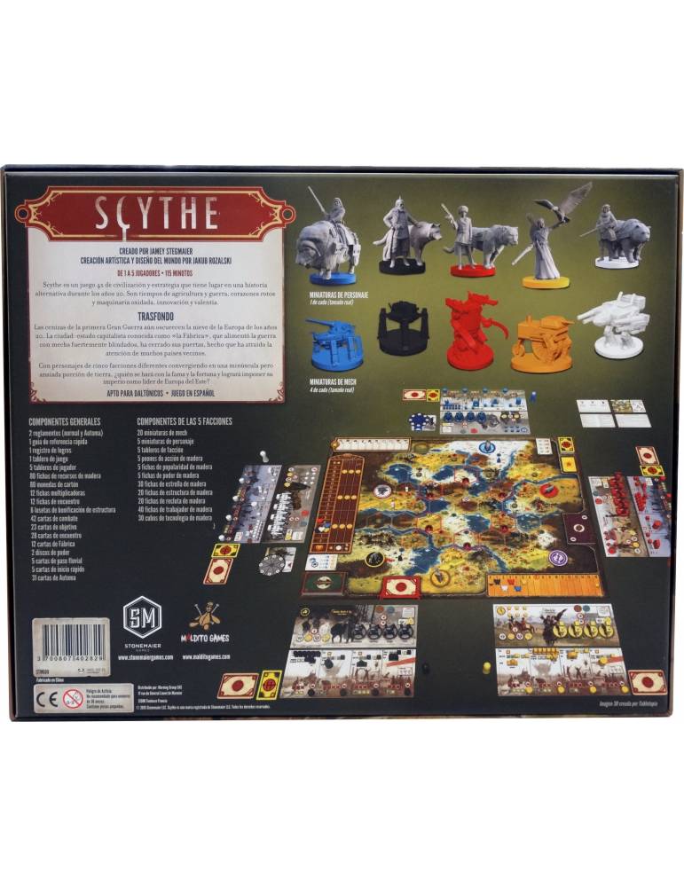 Scythe (Castellano) - Juego de Mesa de Estrategia con Miniaturas
