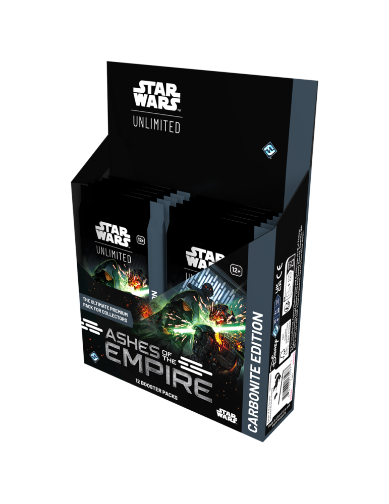 Star Wars Unlimited - Ashes of the Empire Carbonite Booster Display (12 Boosters)