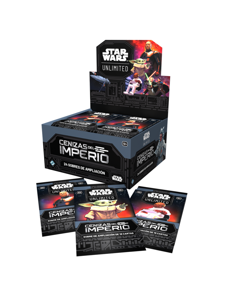 Star Wars Unlimited - Cenizas del Imperio Caja de 6 Expositores (144 Sobres)