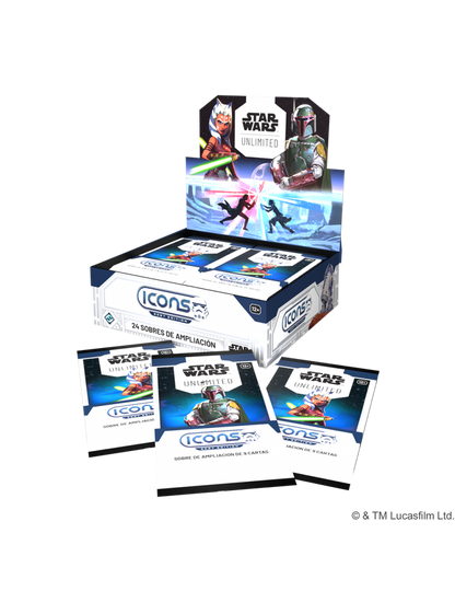 Star Wars Unlimited: Icons  — Expositor de Sobres (24)