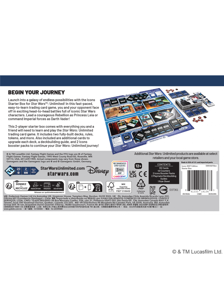 Star Wars Unlimited: Icons — Starter Box