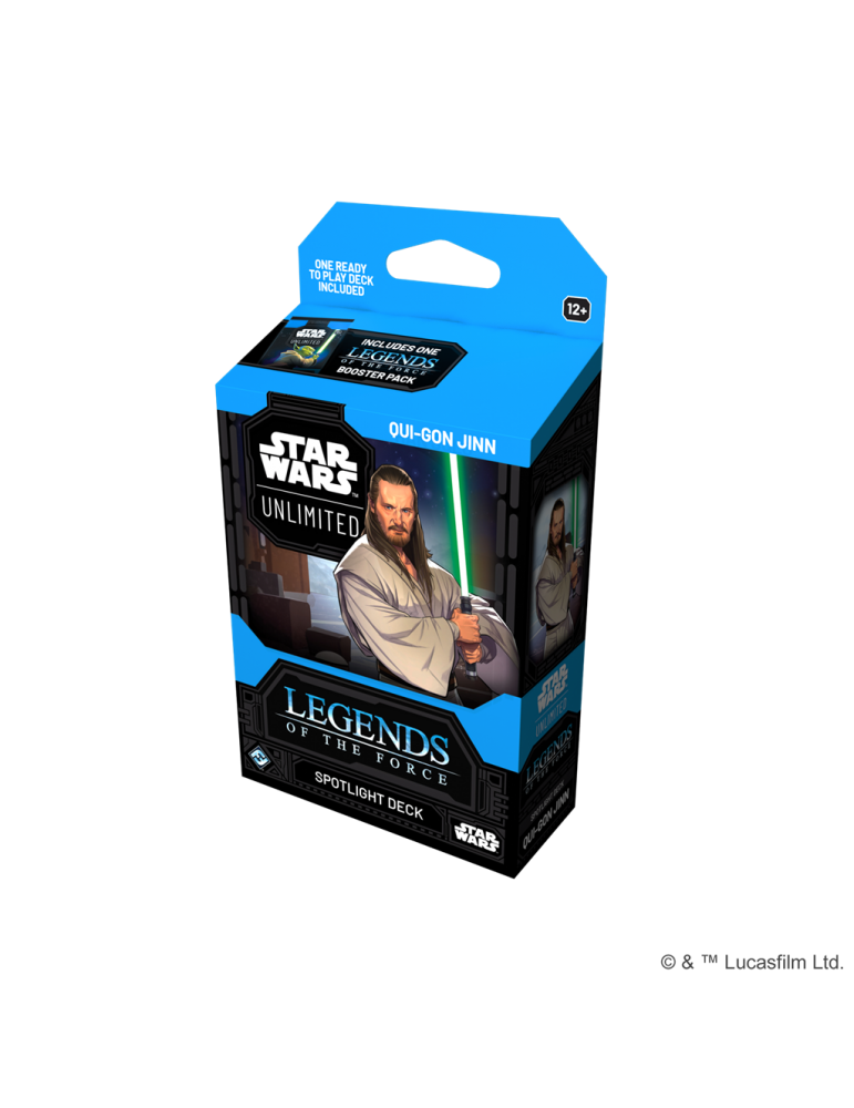 Star Wars Unlimited Legends of the Force Spotlight Deck Qui-Gon Jinn - Inglés