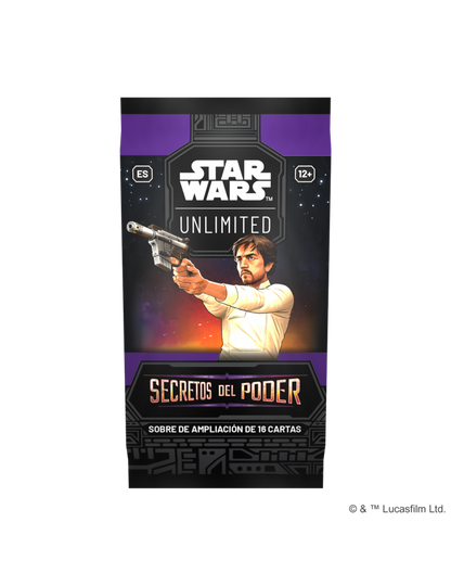 SWU: Secretos del Poder Star Wars Unlimited - Sobre de Cartas Español