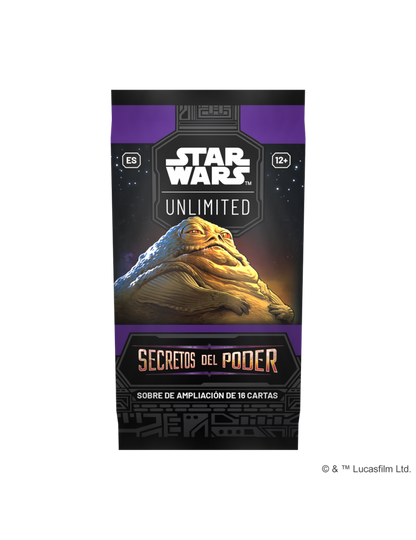 SWU: Secretos del Poder Star Wars Unlimited - Sobre de Cartas Español
