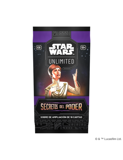 SWU: Secretos del Poder Star Wars Unlimited - Sobre de Cartas Español