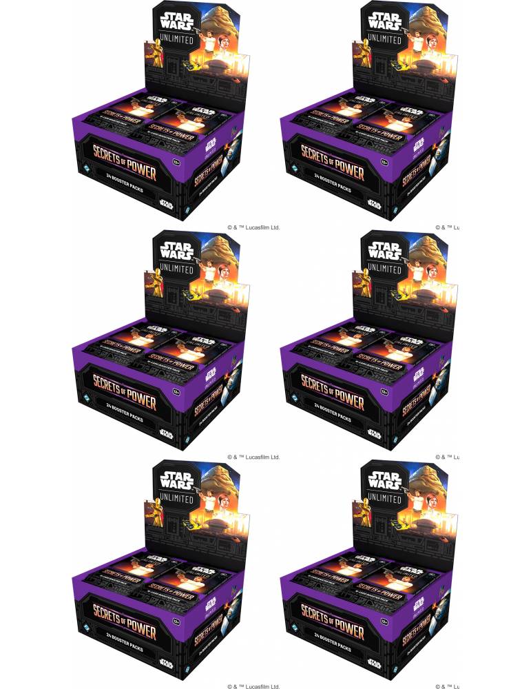SWU: Secrets of Power Booster Case (6) - Star Wars Unlimited
