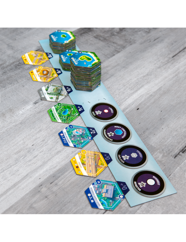 Suburbia Second Edition - Juego de Mesa de Construcción de Ciudades