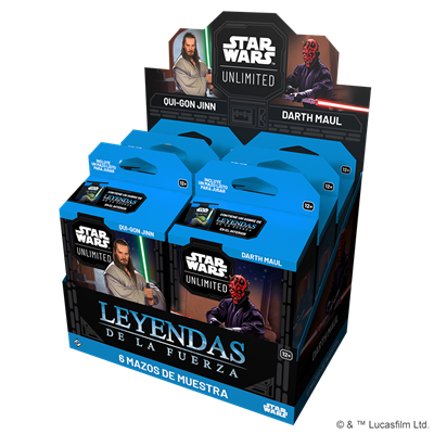 SWU: Leyendas de la Fuerza Mazos de Muestra - Star Wars Unlimited