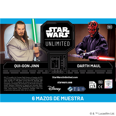 SWU: Leyendas de la Fuerza Mazos de Muestra - Star Wars Unlimited