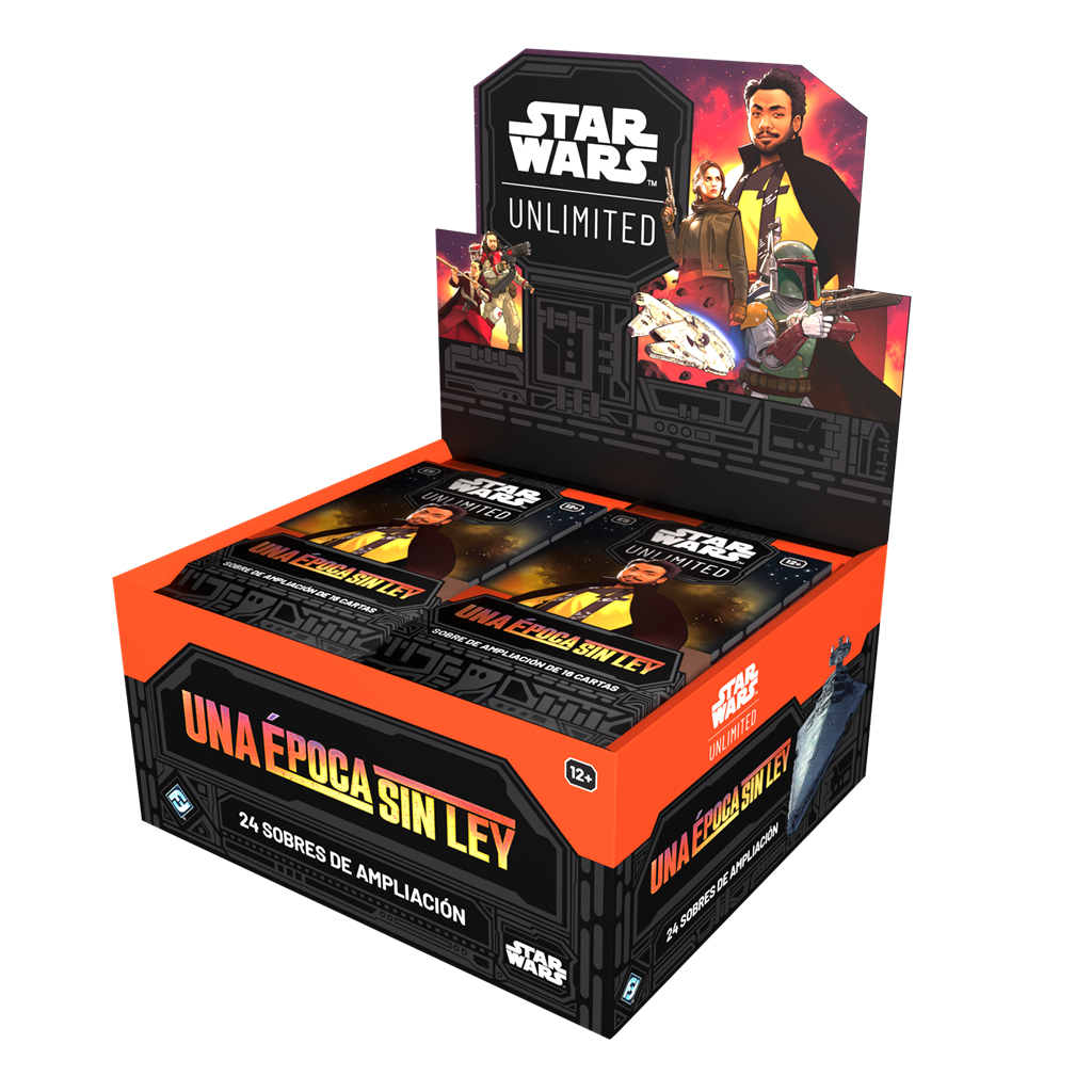SWU Una época sin ley Display 24 Sobres (Castellano) - Star Wars Unlimited