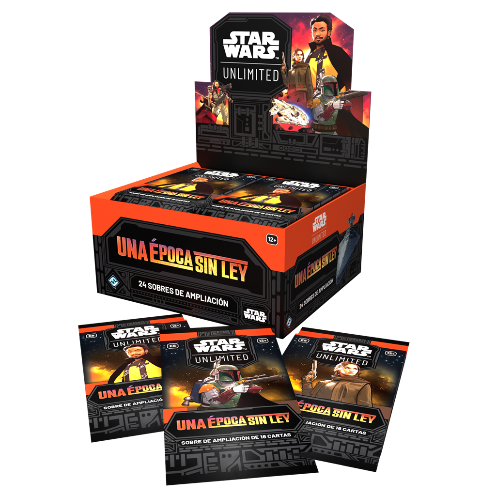 SWU Una época sin ley Display 24 Sobres (Castellano) - Star Wars Unlimited