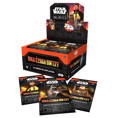 SWU Una época sin ley Display 24 Sobres (Castellano) - Star Wars Unlimited