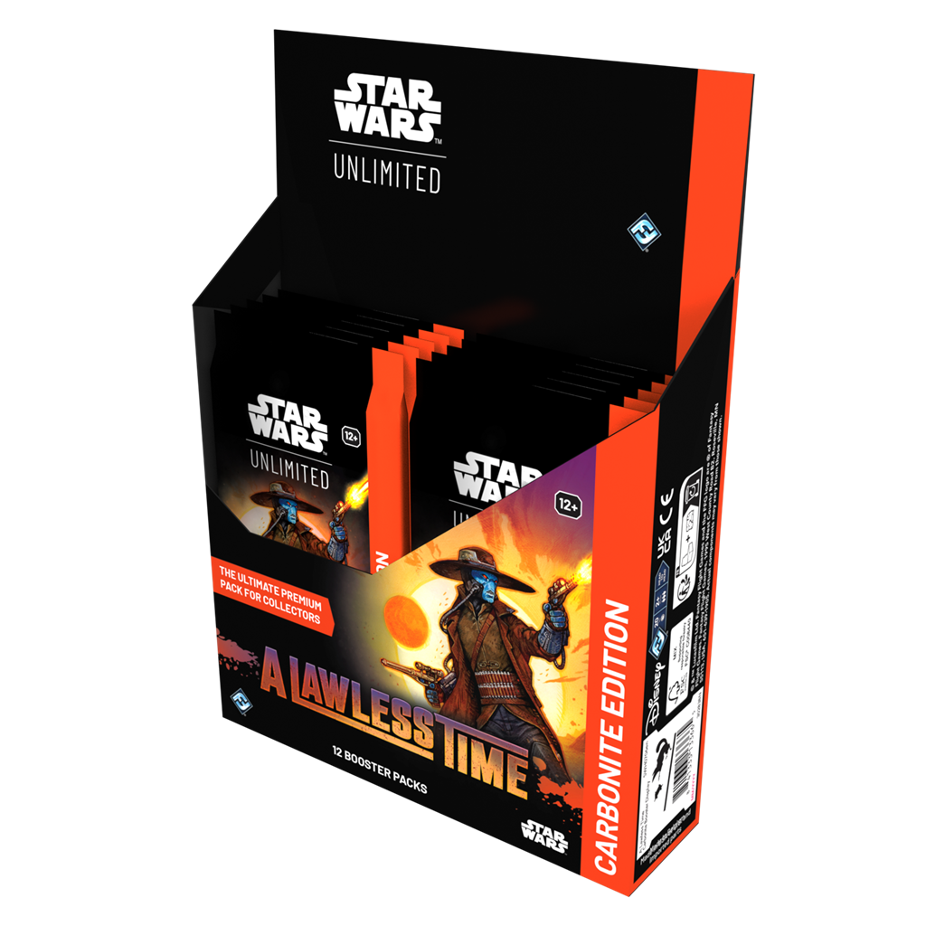 SWU Una época sin ley  Carbonite Boosters Display (12 sobres premium) - Star Wars Unlimited
