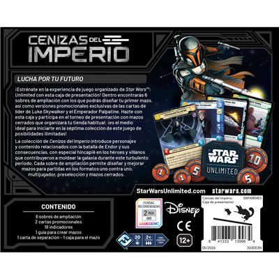 Presentación Star Wars Unlimited - Cenizas del Imperio