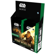 Star Wars Unlimited: Homeworlds Carbonite Booster Display (12) - Inglés