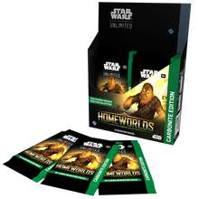 Star Wars Unlimited: Homeworlds Carbonite Booster Display (12) - Inglés