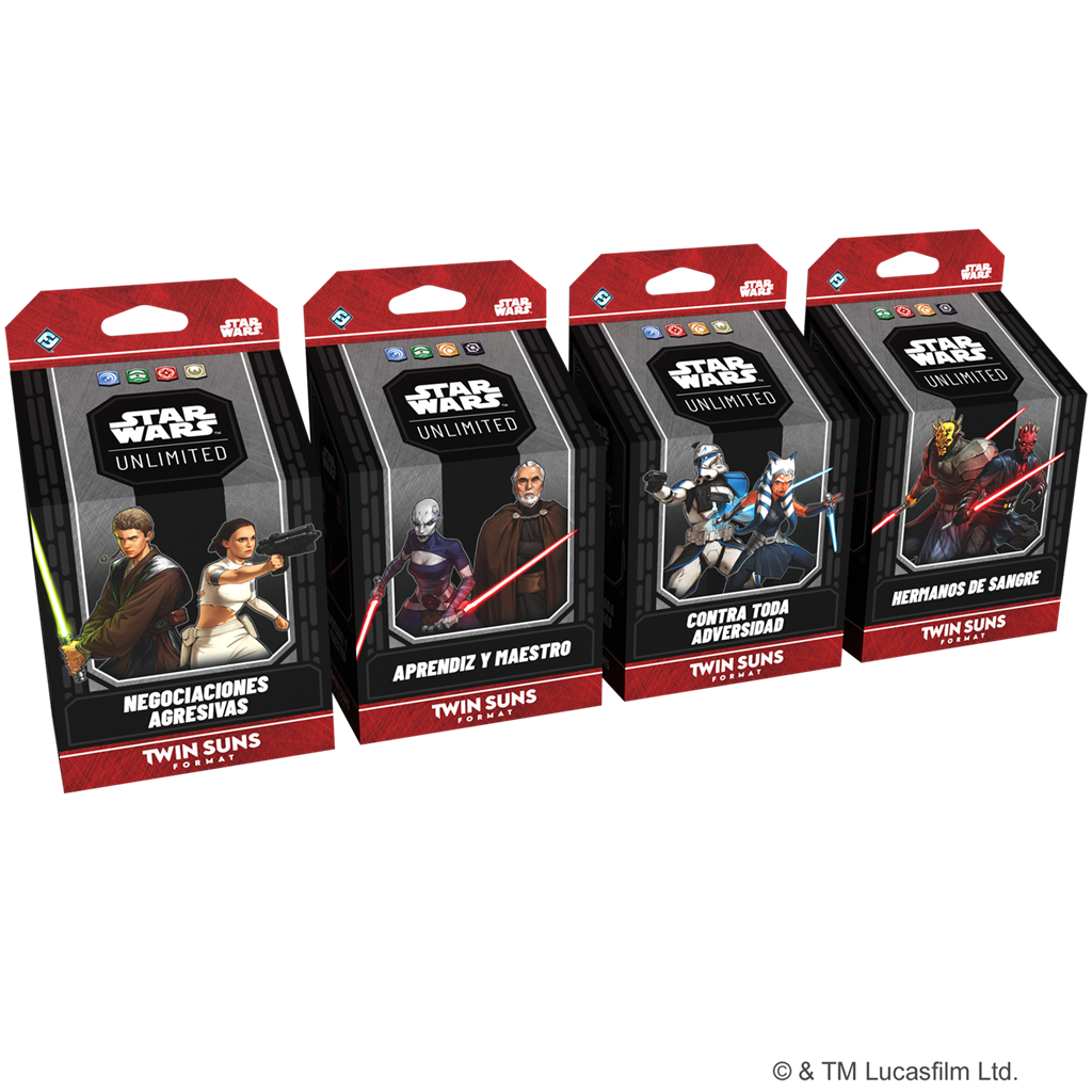 Star Wars Unlimited: Twin Suns Mazos de Inicio 2026