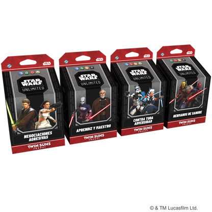 Star Wars Unlimited: Twin Suns Mazos de Inicio 2026